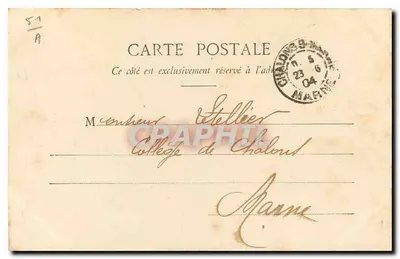 Reims — Façada katedry — wydawca A. Crenard, nr 56 — Rewers