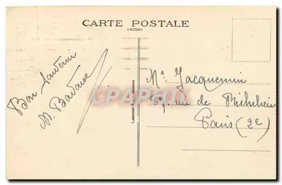 Rennes — Quai Chateaubriand — Wydawca: Laurent-Niel, nr 4463 — Rewers