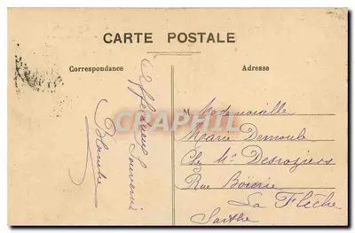 Côte d'Émerande - Pointe de Rœuf - Paramé — wydawca nieznany, numer seryjny nie widoczny — Rewers