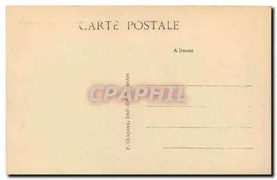 Le Pouliguen (Loire-Inf.) — Rochos da Ponta de Penchâteau — F. Chapeau, Imp. - Nantes — Verso