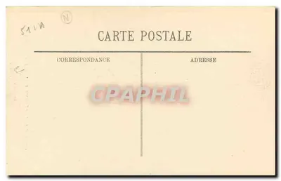 Rue de la Gabelle w Reims — spalona i bombardowana przez Niemców — wydana przez M. Lavergne, Reims — Rewers