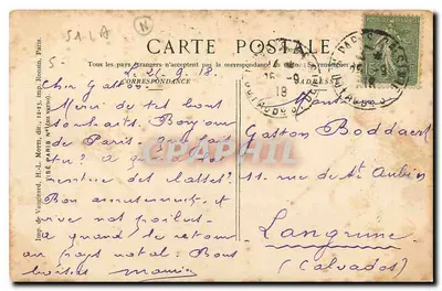 Reims — Pożar katedry — Wyd. Pays de France, n° 109 — Rewers