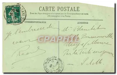 Blois — O Hotel Belot — LL — Verso