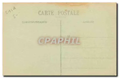 Reims w latach bombardowań 1914-18 — Plac Hotelu Miasta, ulica więziennej i Izba Notariuszy — Rewers