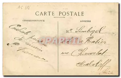 Os Monts Dore, vistos de Lugarde — O Cantal pitoresco — editor não visível — Verso