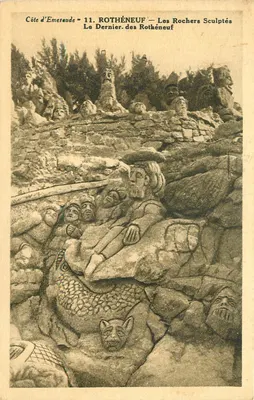 Côte d'Émeraude - 11. ROTHÉNEUF — Os Rochos Esculpidos — O Último dos Rothéneuf