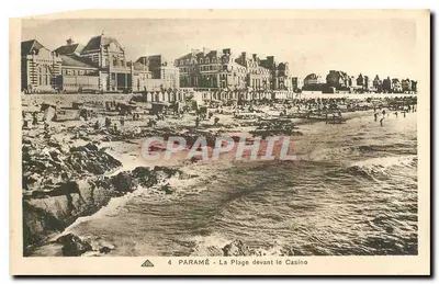 Paramé — A Praia diante do Casino — Associations des Arts Thématiques - Strasbourg