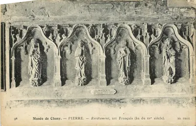 Museu de Cluny — Pedra — Revestimento, arte Francesa (fim do séc. xv)