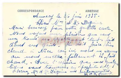 Talloires e o fundo do Lago — PL, n° 118 — Verso