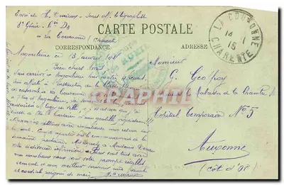 Angoulême — Vista tirada no Jardim Verde — LL. n°10 — Verso