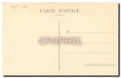 Eze (Alp.-Mar.) i Kap-Ferrat — Widok z Wielkiej Corniche. Most Średniej Corniche. RM — Rewers