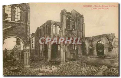 Doullieu — Ruínas da Igreja — Editor não identificado
