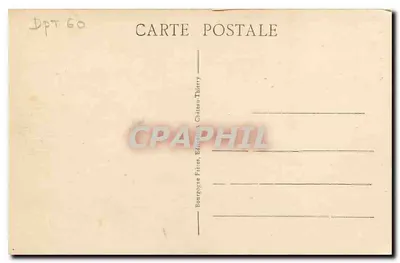 Senlis (Oise) — Ruínas do Castelo Henri IV — editor J. B. — Verso