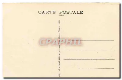 Laval — Wewnętrzny dziedziniec Zamku — G. Artaud, Nantes — Rewers