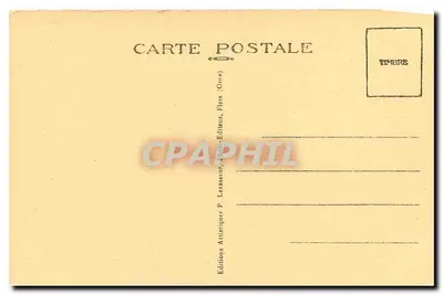 Zamek w Couterne — otoczenie Bagnoles-de-l'Orne — Normandia — P. Levassieur — Rewers