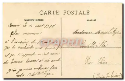 Katedra w ROUEN — Grobowiec Kardynałów z Amboise — C.V. 89 — Rewers
