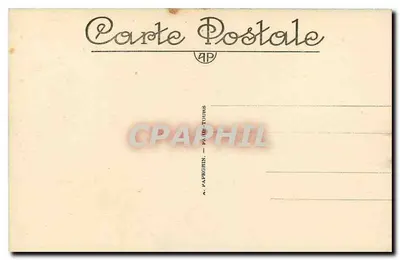 Chenonceau — O Castelo (Costa Oeste) — A. Papeghin, Paris-Tours — Verso