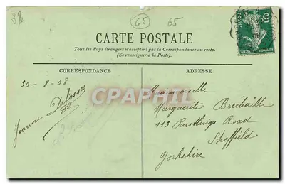 Okręgi Cauterets — Le Vignemale — LL. — n° 115 — Rewers