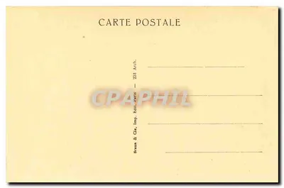 Amiens — A nave da catedral — Braun & Cie, Imp. Edit. Paris — Verso