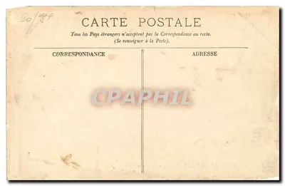 Zamek w Compiègne — Sala jedzeniowa — LL. nr 24 — Rewers