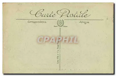 Chenonceaux — Zamek — Façada zachodnia — Widok z ogrodu — LL — Rewers