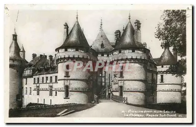 Chaumont-sur-Loire — O Castelo. Fachada Sudoeste — A. Chaumont-sur-Loire, LL.
