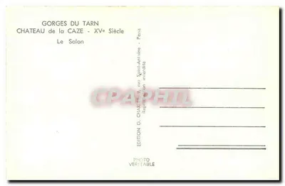 Castelo de La Caze — O Salão — Século XV — Verso