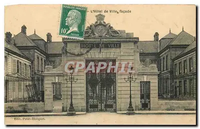 O Hotel de Ville, fachada — Edit. Potot-Hocquet
