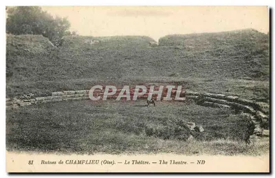 Ruínas de CHAMPLIEU (Oise) — O Teatro — n° 81