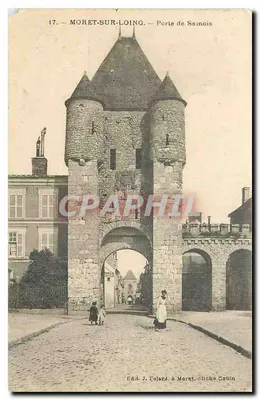Moret-sur-Loing — Porta de Samois — Ed. J. Fejard, cliché Collin