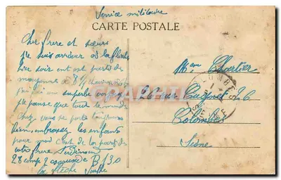 La Flèche — Entrada da Cidade — G. Thibon, La Flèche — Verso