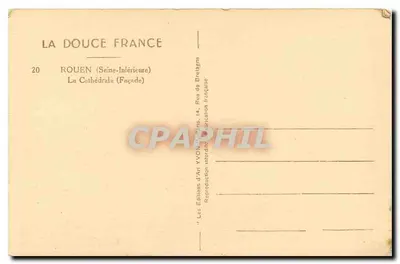 Rouen — Katedra (Fronton) — Yvonn — Rewers