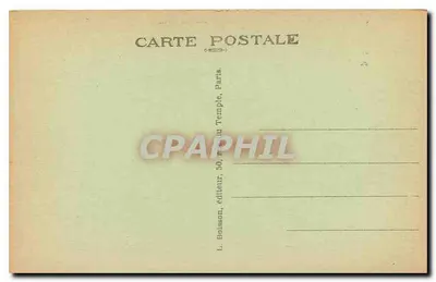 Hôtel de Sully, 62 Rue Saint-Antolne — Paris — editor L. Bolisson, 50 rue du Temple — Verso