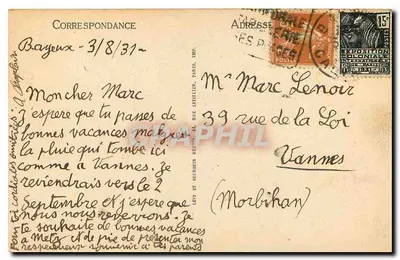 Bayeux - A Catedral - Esculturas na Torre Central - LL — Verso