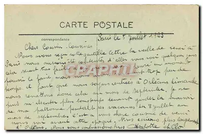 Paris — Panorama da Seine em direção à Cidade — C.M. n°147 — Verso