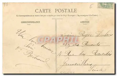 Chelles - Widok na rzekę Marne na Wyspie Victor — Imp. Phototypie J. Dizon — Rewers