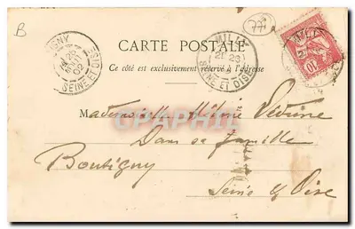 Floresta de Fontainebleau — Lago das Fadas — Tinhaut, editores, Fontainebleau-Melun — Verso