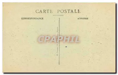 Nevers - Plac Republiki — Fontanna Republiki przed zamkiem — Wydawca nieznany — Rewers