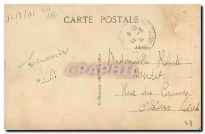 NANTES — Katedra — Grobowiec Lamoricière Le Courage — F. Chapeau, n°388 — Rewers