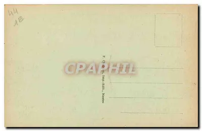 Batz (Loire-Inf.) — Flut gegen den Hafenarm — F. Chapin, Verleger, Nantes — Rückseite