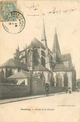 Vendôme — Abside da Trindade — Imp. Laussadat, Châteaudun
