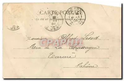 Conflans visto de Albertville — Pittier, fot.-edit., Annecy — n°438 — Verso
