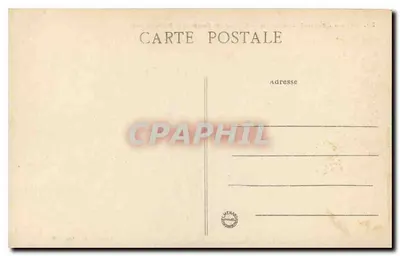 Palazzo di Fontainebleau — Il laghetto delle carpe e il Museo Cinese — Collezione Philitique, n. 10 — Verso
