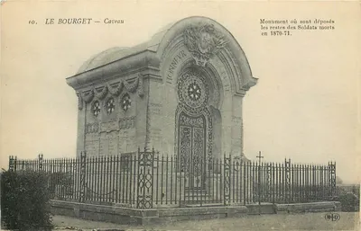 Le Bourget — Cripta — Monumento aos Soldados mortos em 1870-71