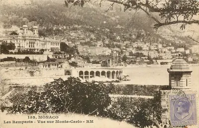 Os Muros — Vista sobre Monte-Carlo — Mônaco — RM