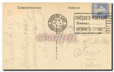Marseille — Zamek If — LL — Rewers
