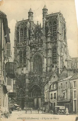 Abbeville (Somme) — A Igreja de São Pedro — editor desconhecido