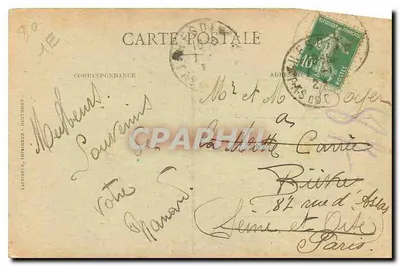 Abbeville (Somme) — A Igreja de São Pedro — editor desconhecido — Verso