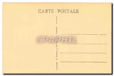 Rodovia da Chartreuse — Entrada do Deserto — A. Hourlier, Grenoble — Verso