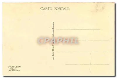 Mulhouse — O Palácio de Justiça — editor Braun & Cie, n° 250 — Verso